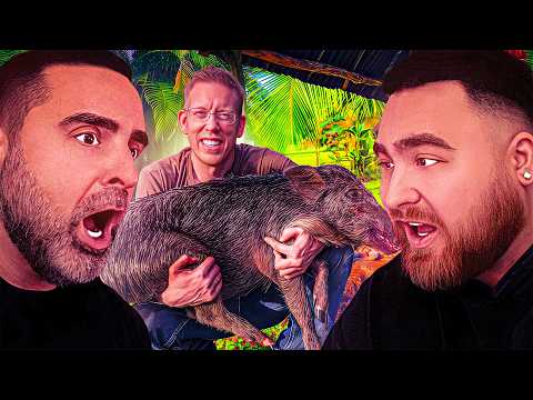 OUTDOOR BOYS LEFT ALASKA! LosPollosTV And Dad React To 10 Day Hawaii Adventure - Cooking Feral Pigs