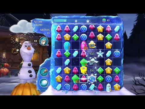 Frozen Free Fall: Snowball Fight, Summer Level 34, Walkthrough, No Power Ups, Amazing