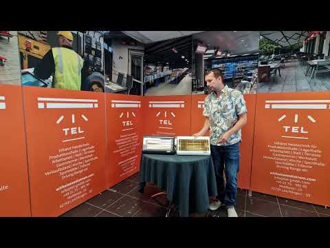Produktvorstellung Infrarotheizstrahler Tansun Monaco und Tansun Sorrento durch TEL GmbH