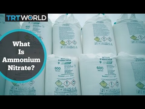 Beirut blast: what is ammonium nitrate?
