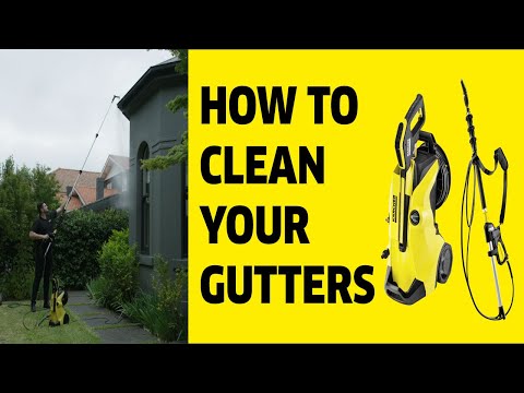 How to Clean Your Gutters Without a Ladder | Kärcher K4 Pressure Washer