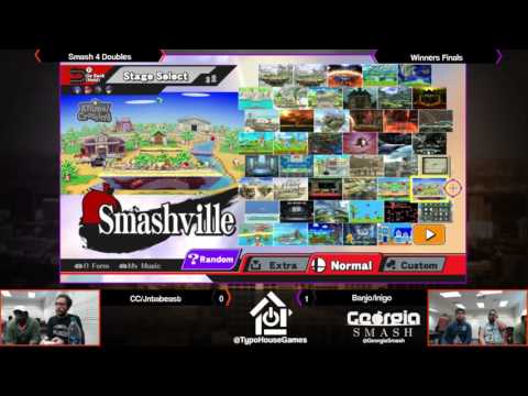 Bearly Monthly 5 - CC/Jntabeast vs Banjo/Inigo - Smash 4 Doubles Winners Finals
