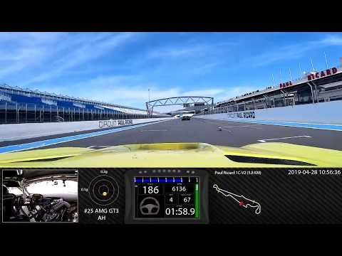 GT3 Paul Ricard Onboard 2:00:17 HTP Mamba Mercedes AMG GT3 Martin Konrad Poleposition GT Open AM