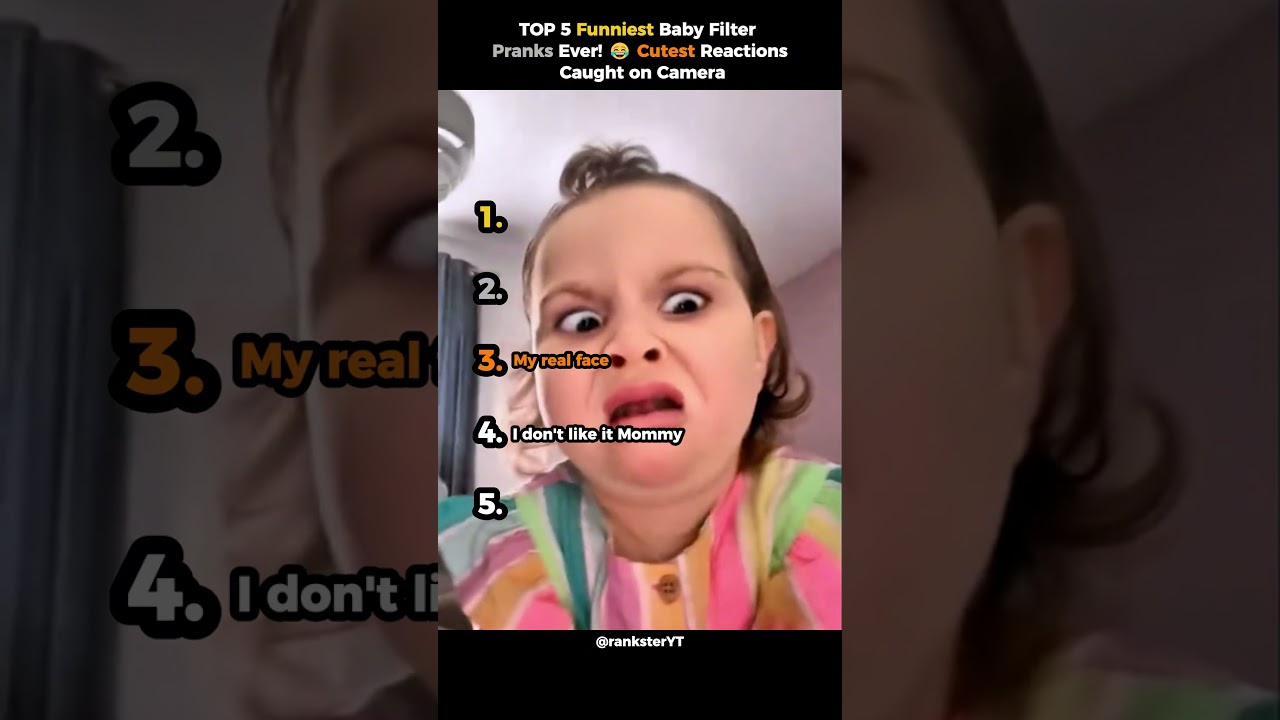Top 5 Funniest Baby Filter Pranks Ever! 😂 Cutest Reactions Caught on Camera