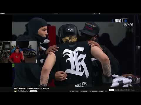 MR STIVEN REACCIONA LA PELEA DE KRIS R VS REBOLL 🔥 SF3