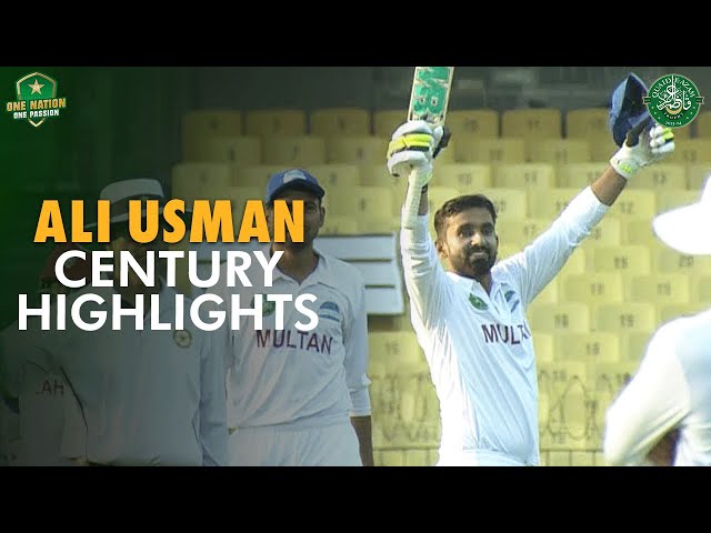 Ali Usman Century Highlights | Lahore Blues vs Multan | Day3 | Match24 | #QeAT 2023/24 | PCB | M1U1A