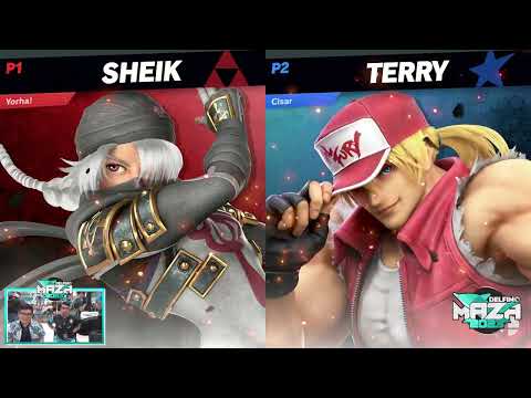 Delfino Maza 2023 Wave B Pools  - Evil M. (Sheik, Link) Vs. Cisar (Terry) - SSBU Tournament