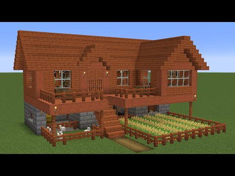 UNBELIEVABLE! Insane Frosty Minecraft Acacia Farmhouse Build