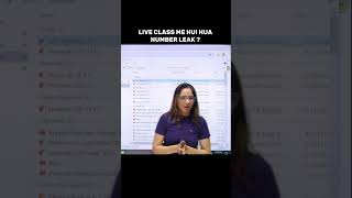 Live Class Me Hua Number Leak ? 😱 oohh No🤦🏻... #scienceandfun #ashusir #reemamam #numbers #leak