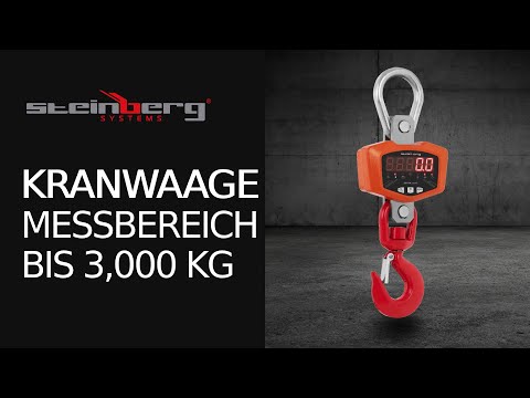 Video - Kranwaage - 3 t / 0,5 kg - LED