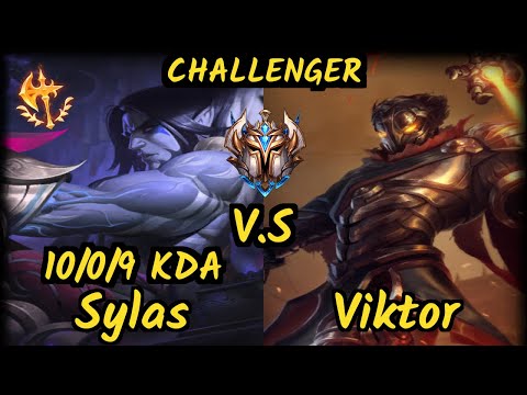 TSM Ablazeolive (SYLAS) vs VIKTOR - 10/0/9 KDA MID CHALLENGER GAMEPLAY - NA