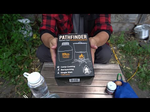 Pathfinder Updated Stainless Steel Canteen Cooking Set   First Impressions and Unboxing