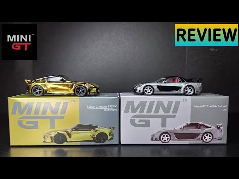 Feature Image thumbnail for the video blog Fortune 7!  Mini GT - VeilSide Mazda RX-7 Fortune 7 & VeilSide Nissan Z Gold Chrome - REVIEW by  booster_diecast
