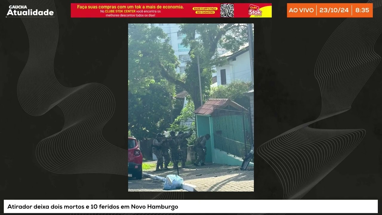 TIROTEIO EM NOVO HAMBURGO: policiais entram na casa e encontram atirador morto | Atualidade