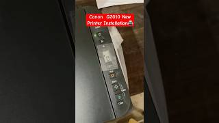 Canon G2010 G2012 New Printer Installation Ink Setup #Canon #Printer #Setup