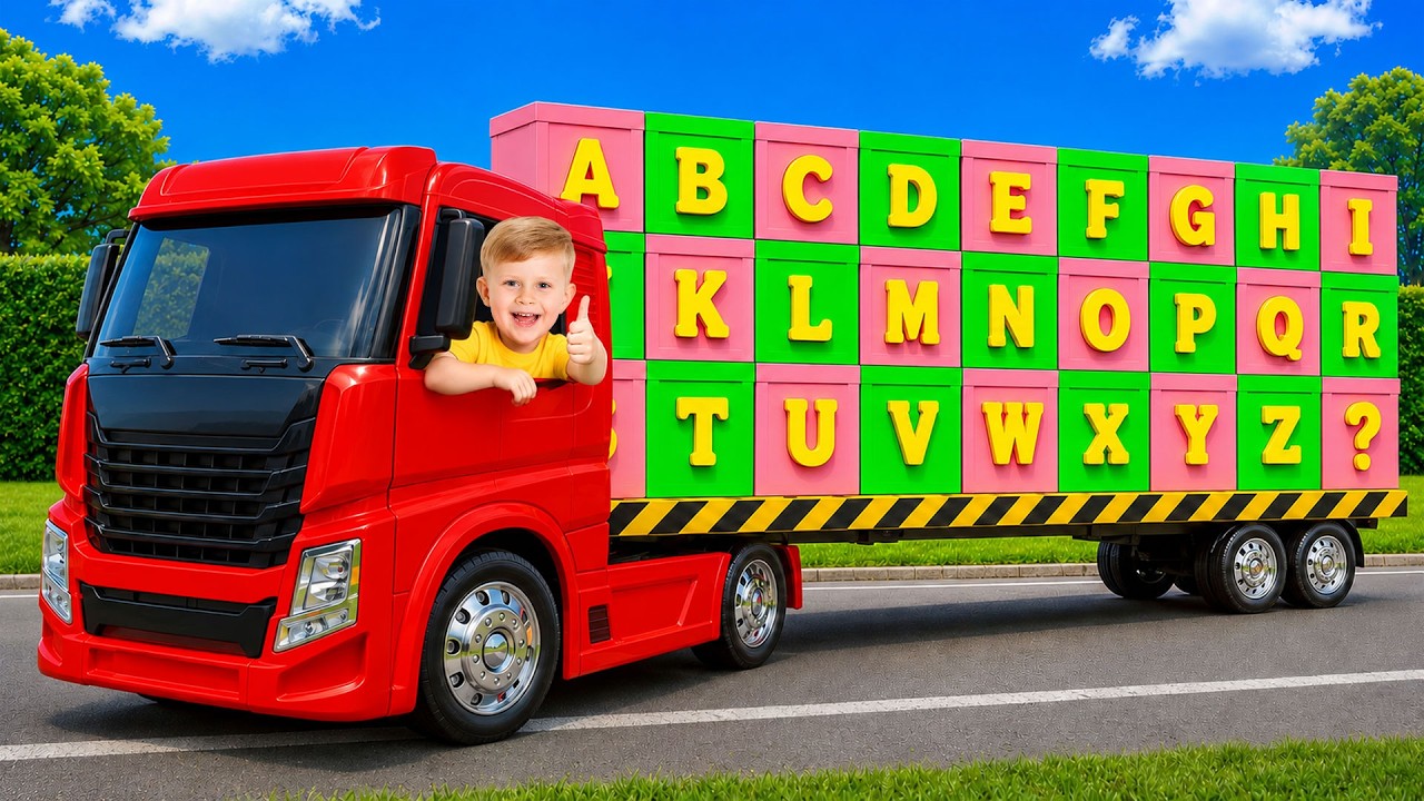 Kids Learn ABC with Cars and Vehicles!