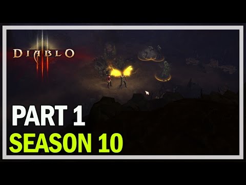 Diablo 3 - Season 10 Let's Play Part 1 - Demon Hunter Gameplay