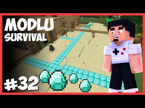 ELMAS YOL, ELMAS SET, ELMAS LOGO - Minecraft Modlu Survival - #32