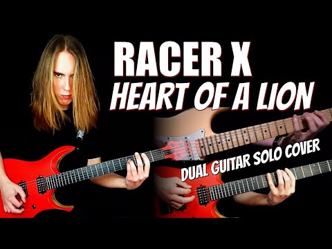 Racer X | Heart Of A Lion | dual guitar solo cover [hq/qhd]