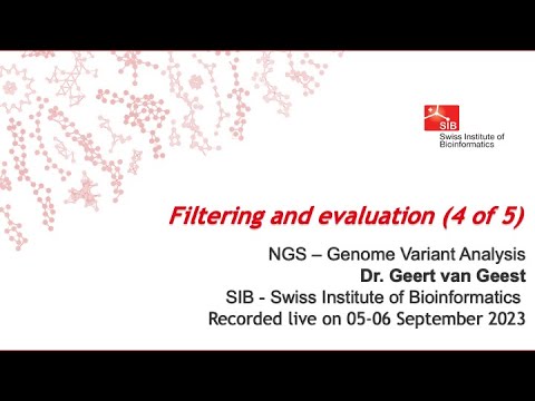 NGS - Genome Variant analysis – Filtering and evaluation (4 of 5)