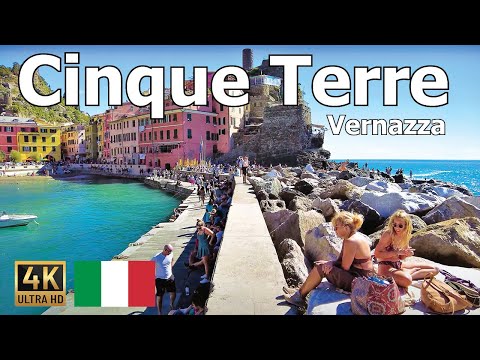 Cinque Terre, Italy 🇮🇹 4K Walking Tour - Vernazza