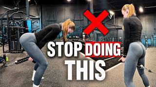 STOP Doing Cable Glute Pull-Throughs Wrong! (Fix Your Form Avoid Common Mistakes)