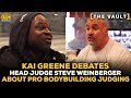 Kai Greene Debates Head Judge Steve Weinberger About Judging In Bodybuilding | GI Vault