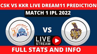 CSK vs KKR Dream11 Prediction 2022|CSK vs KKR Dream11 Team|CSK vs KOL Dream11 Prediction 2022|