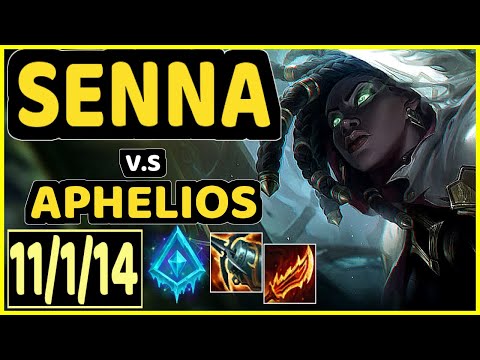 SENNA vs APHELIOS - 11/1/14 KDA BOTTOM ADC GAMEPLAY - EUW Ranked MASTER