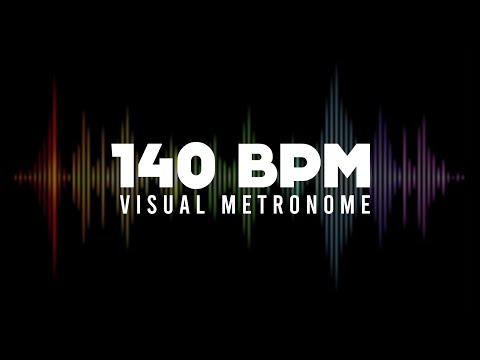 140 BPM Metronome (Visual Metronome / Click Track)