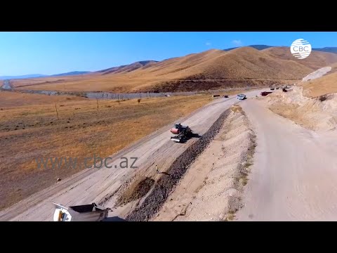 На дороге Талыш-Тапгарагоюнлу-Гашалты-Нафталан ведутся масштабные работы