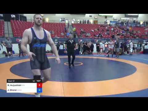 88 Lbs Rr Rnd 1 - Nathaniel Augustson, 505 Wrestling Club Vs Joel Sherer, All American Wrestling C