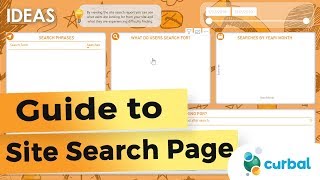 Guide to the Site Search Page in the Google Analytics Template App