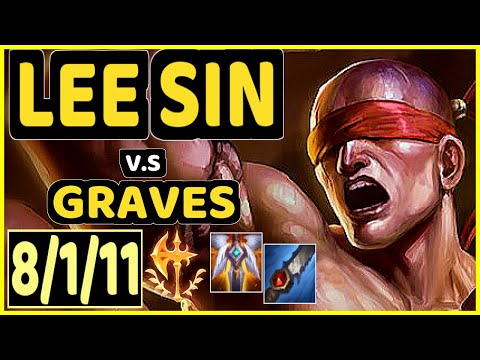 REVOLTA (LEE SIN) vs GRAVES - 8/1/11 KDA JUNGLE GAMEPLAY - BR Ranked GRANDMASTER