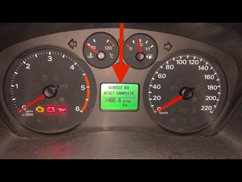 2006-2013 Ford Transit Service Light Reset