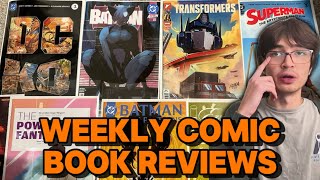 weekly COMIC BOOK reviews 10/14/25 | DC KO 1, Absolute Batman 13, Transformers 25 and more!