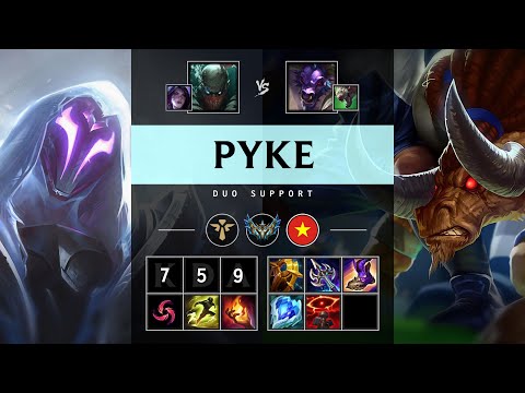 Pyke Support vs Alistar - VN Challenger Patch 25.07