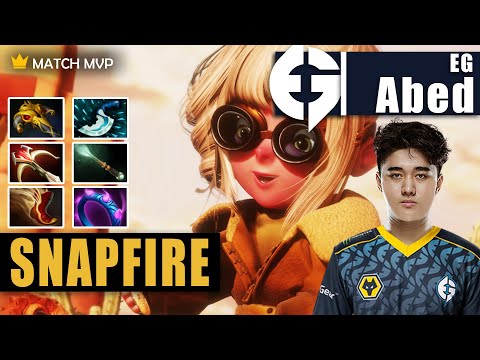Snapfire Mid | EG.Abed | 21-0 ABED SNAPFIRE READY TO CARRY RTZ FOR TI 11 | 7.32b Gameplay Highlights