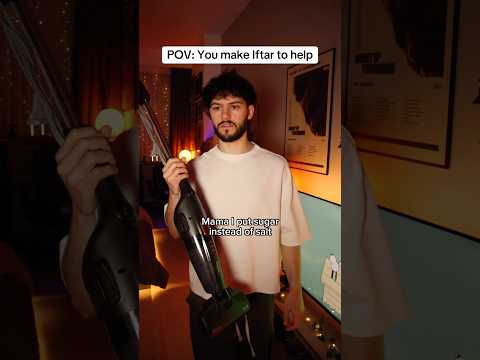 When you make Iftar to help 😭