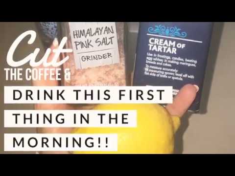 Lemon Water w/ Pink Himalayan Salt & Cream of Tartar: MORNING ENERGY BOOST & Health Benefits
