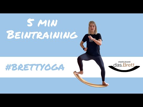 5min Brettyoga Beintraining