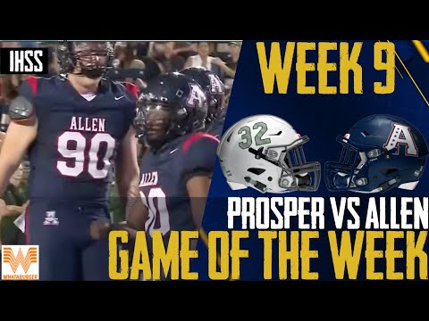Epic Clash: Prosper vs Allen High School Football Game Highlights