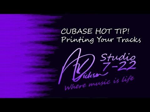 Cubase Hot Tip   Printing Your Tracks
