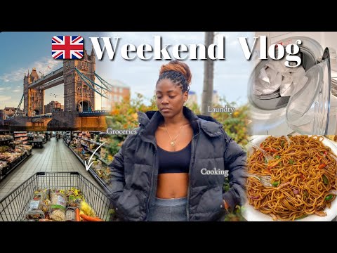 Settling into UK Life 🇬🇧 | Groceries, Cooking & Getting Ready for Uni as a Master’s Student |🇬🇭