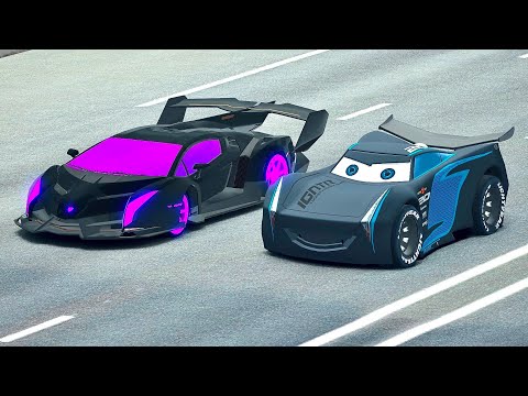 Lamborghini Veneno GTR vs Jackson Storm - Drag Race 10 KM