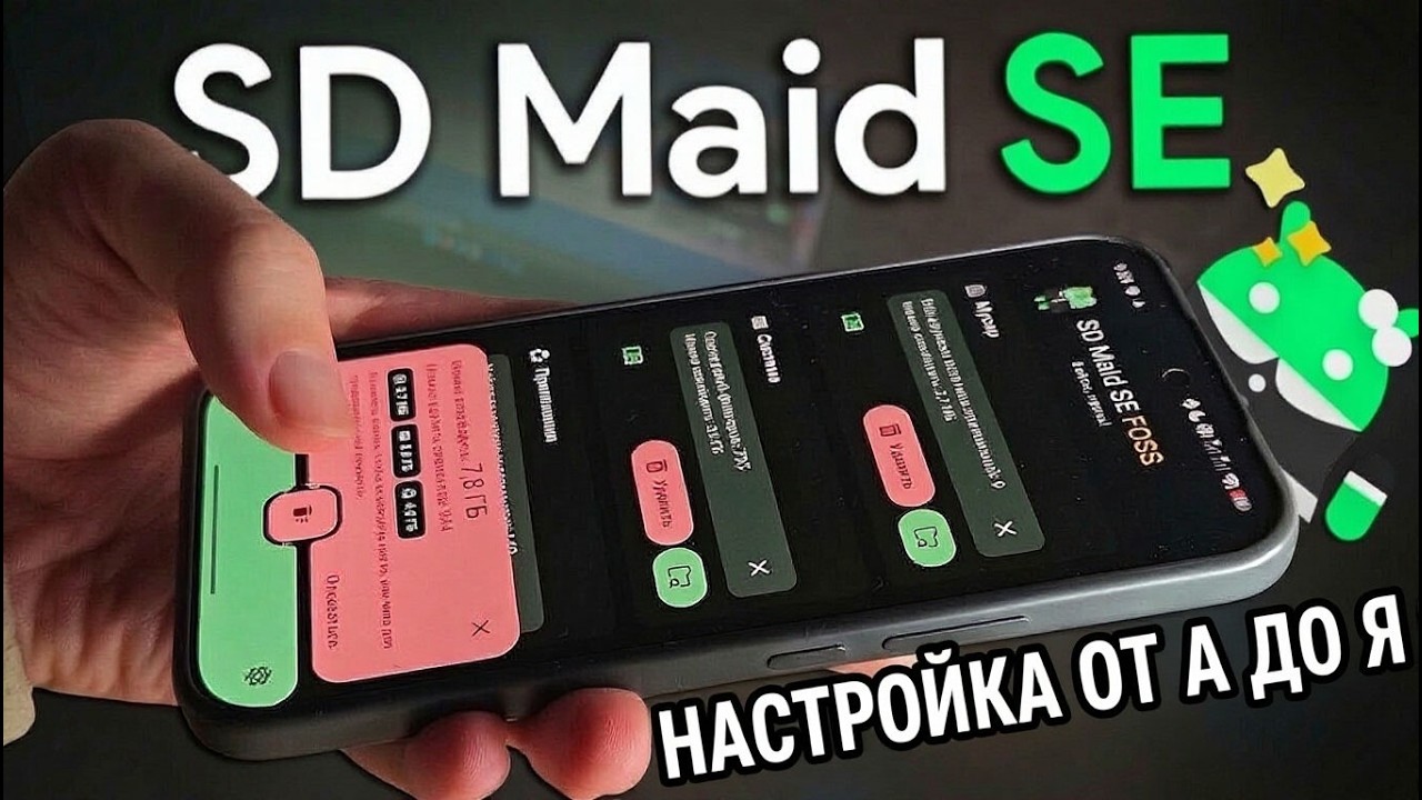 SD Maid SE: полная настройка от А до Я! Телефон будет ЛЕТАТЬ 🚀