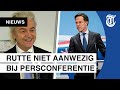 Wilders grapt over afwezige Rutte: ‘Goede eerste stap’