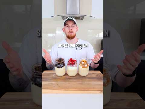 High-Protein Overnight Oats Jars (3 Quick Variations)