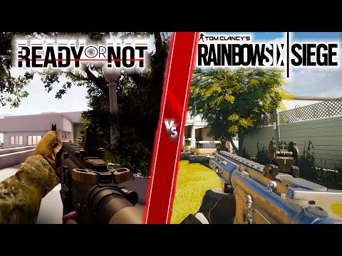 Ready or Not vs Rainbow six Siege | Direct comparison! Attention to Detail & Graphics!