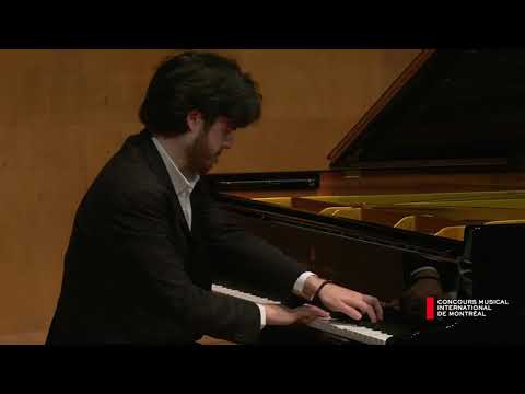 Dimitri Malignan performs at the Montreal Competition Piano 2021 finals